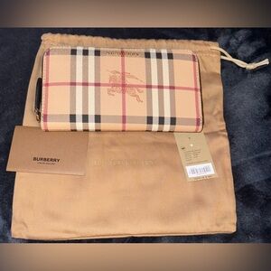 Burberry Full Size Zip Wallet